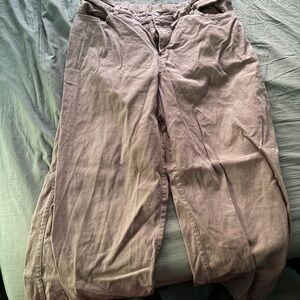 Pact Women's Tan Flare Jeans